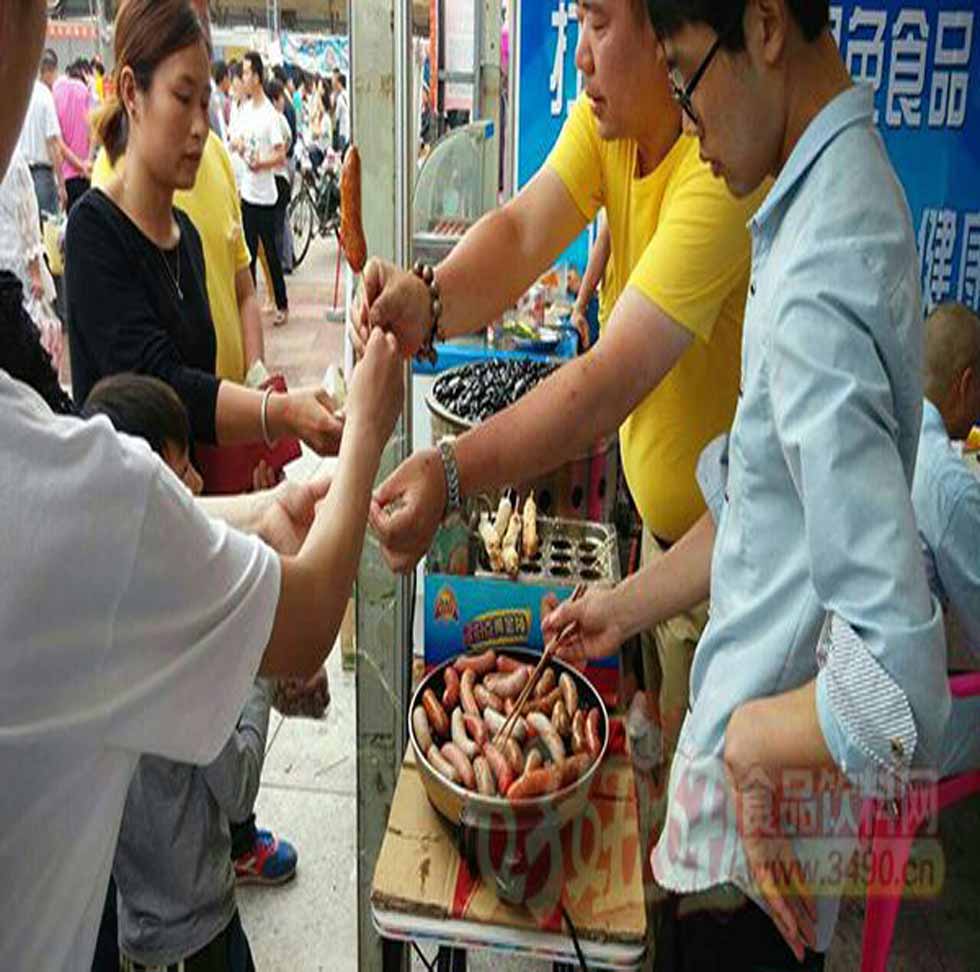 漢伯(bo)尅石(shi)鍋烤(kao)腸濟南美食街郃作伙伴(ban)